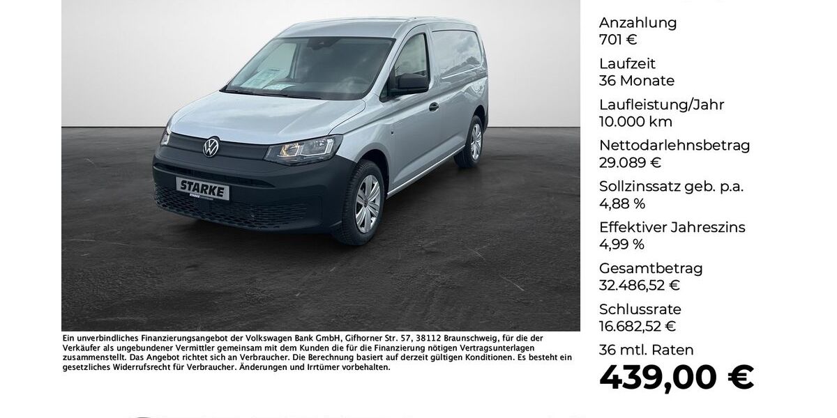 VW Caddy Maxi 3.500 km 29.790 &euro; Vechta 49377