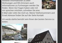 Zimmer zu vermieten mit Terrasse, direkt neben der Hochschule