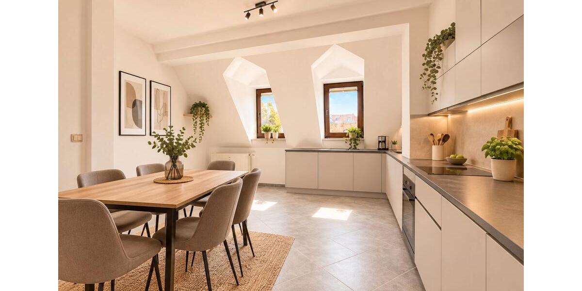 Dachgeschoßwohnung Leipzig Mitte - 4.5 Zimmer, 118 m&sup2;, 395.000&euro; | Angebot:27642205