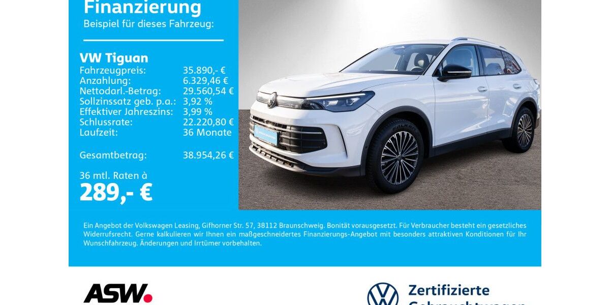 VW Tiguan 26.200 km 35.890 &euro; Bad Rappenau 74906