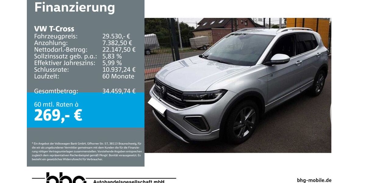 VW T-Cross 23.310 km 29.530 &euro; Rottweil 78628