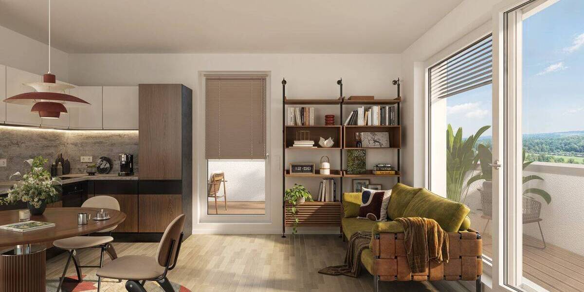 Barrierefreie 4-Zimmer-Wohnung mit ca. 96 m² samt Badewanne, Dusche und Balkon 4 zimmer