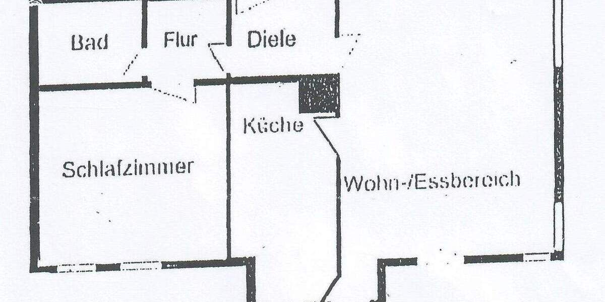 Etagenwohnung Fürth Südstadt - 2 Zimmer, 72 m&sup2;, 640&euro; | Angebot:25563302