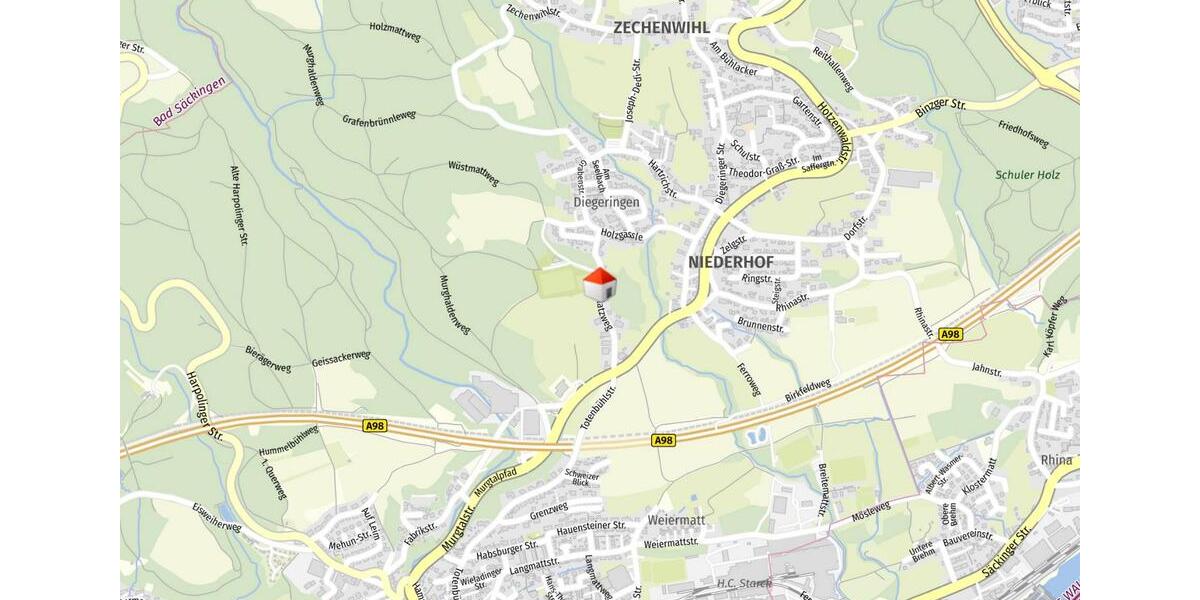 Maisonettenwohnung Murg - 4 Zimmer, 121 m&sup2;, 1.200&euro; | Angebot:25230096