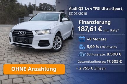 Audi Q3 121.300 km 13.990 &euro; Mantel 92708