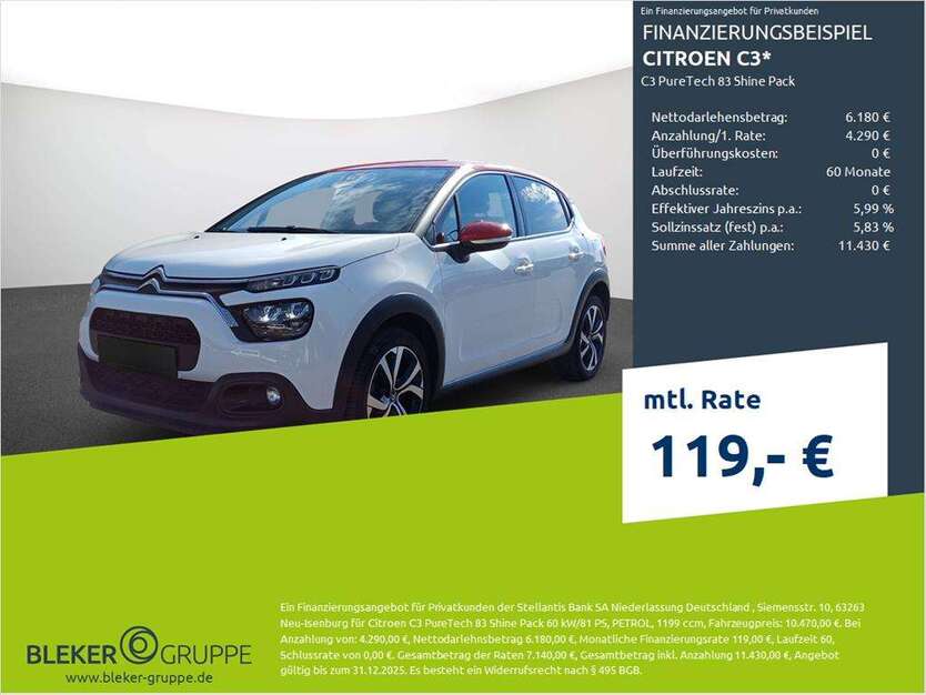Citroen C3 34.659 km 10.470 € Borken 46325