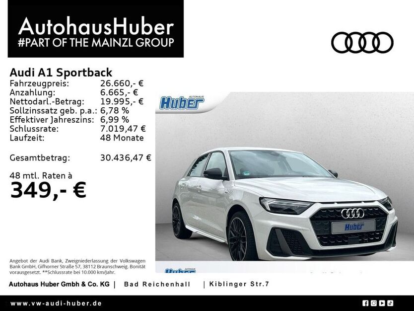 Audi A1 12.500 km 26.300 € Bad Reichenhall 83435