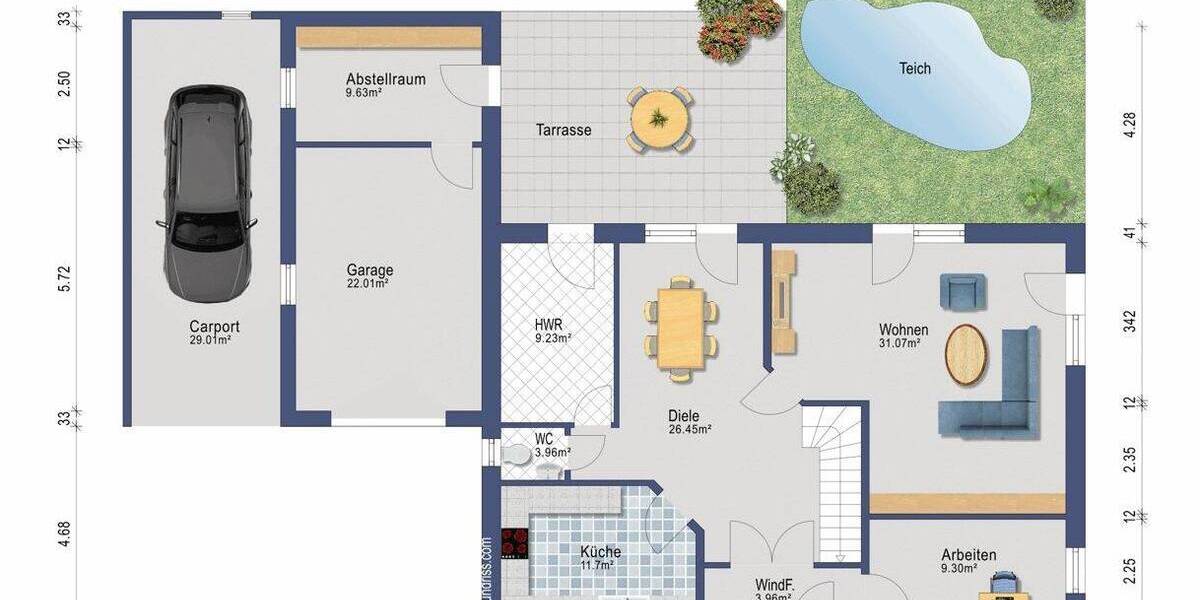 Einfamilienhaus Neuberend - 5 Zimmer, 164 m&sup2;, 525.000&euro; | Angebot:26904049