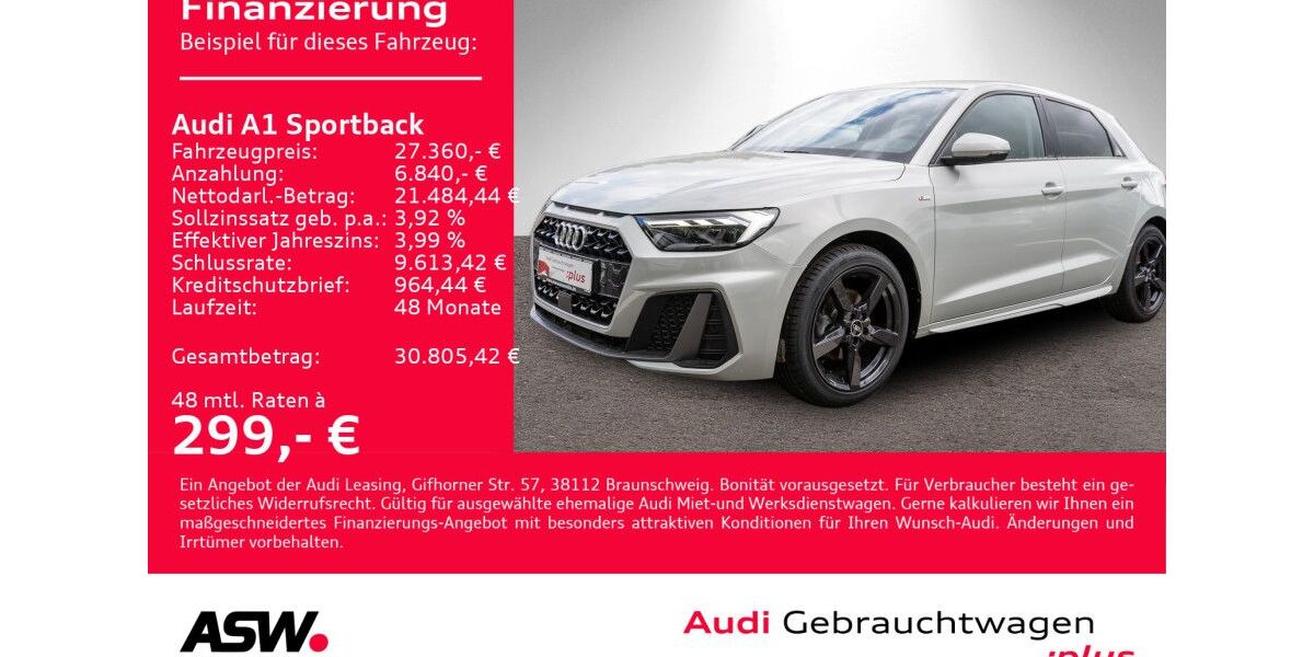 Audi A1 7.990 km 27.360 &euro; Heilbronn 74074