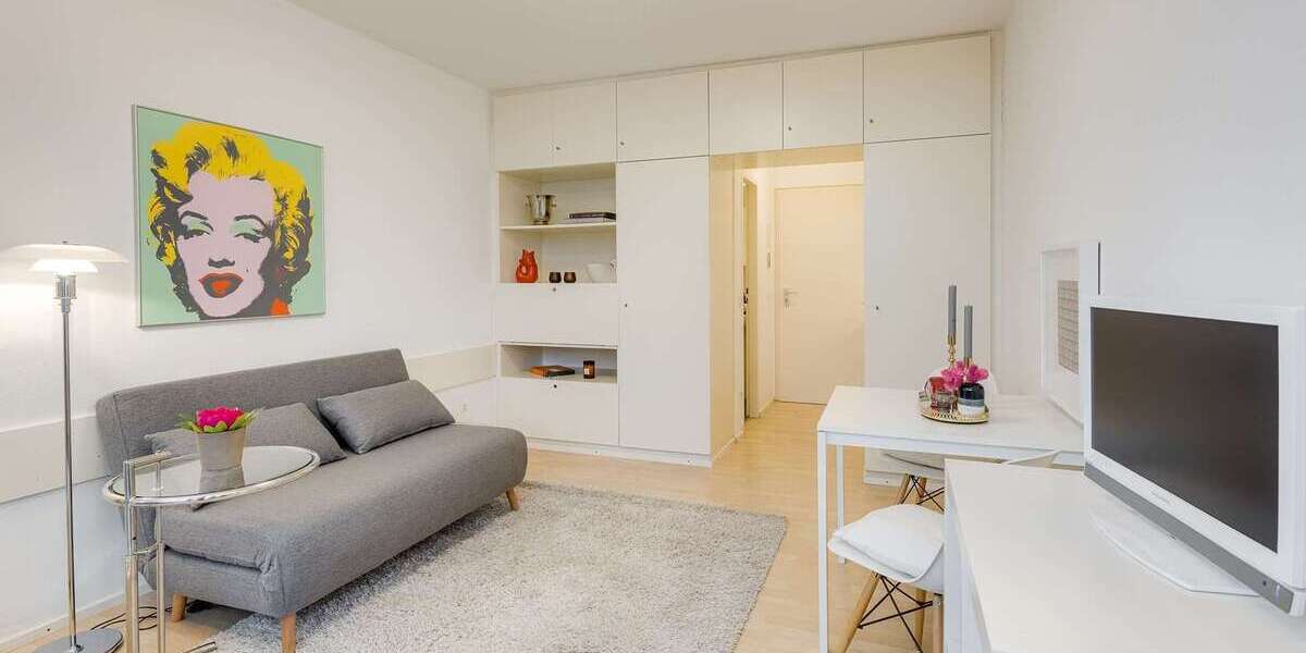 Etagenwohnung München Maxvorstadt - 1 Zimmer, 25 m&sup2;, 1.300&euro; | Angebot:26907361