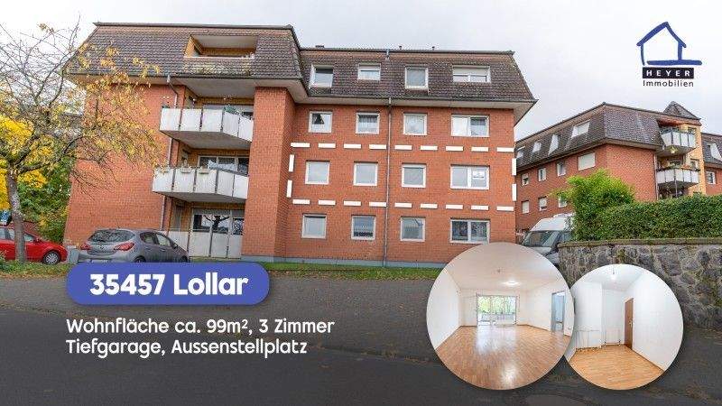 Etagenwohnung Lollar Ruttershausen - 3 Zimmer, 99 m&sup2;, 990&euro; | Angebot:25409294