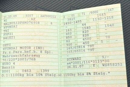 Hyundai Getz 143.000 km 3.000 &euro; Ribnitz-Damgarten 18311