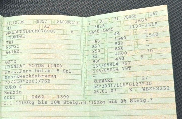 Hyundai Getz 143.000 km 3.000 &euro; Ribnitz-Damgarten 18311