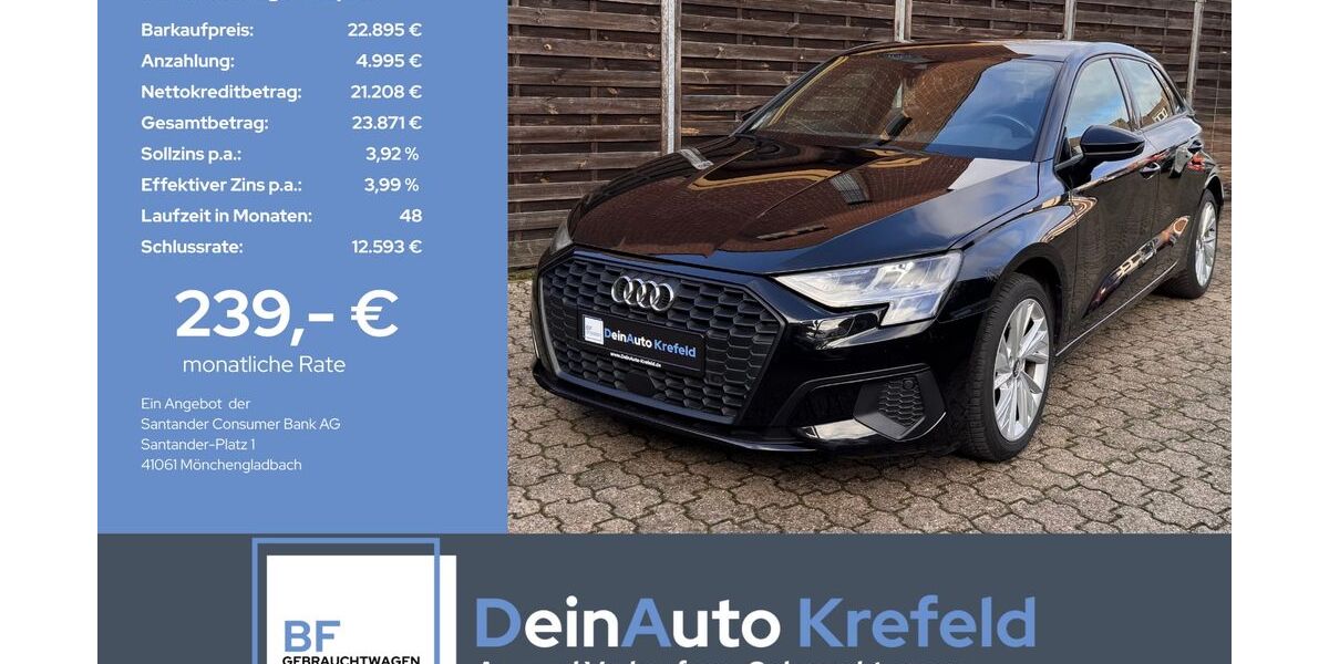 Audi A3 63.870 km 22.895 &euro; Krefeld 47839