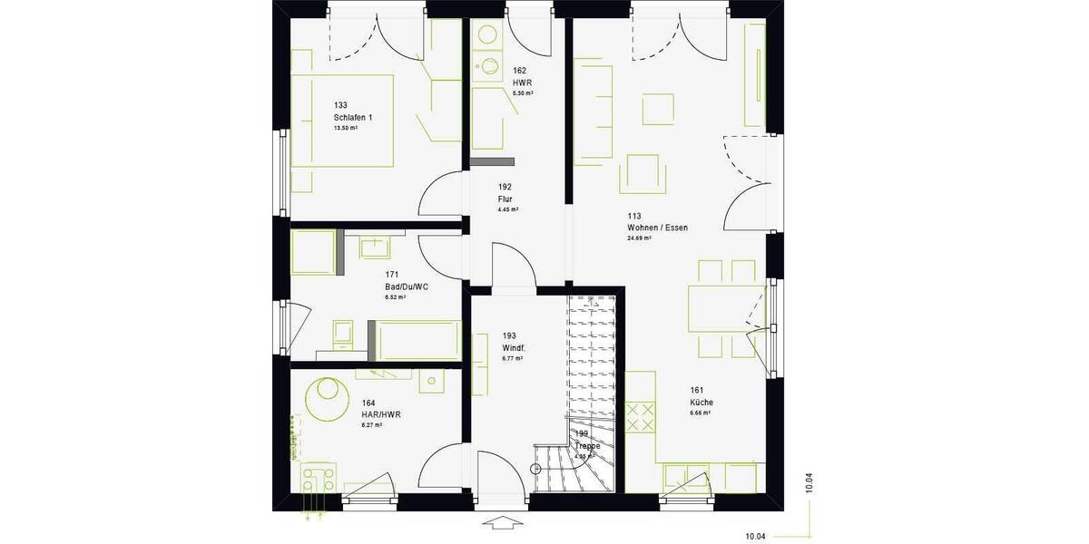 Einfamilienhaus Thräna Thräna - 4 Zimmer, 160 m&sup2;, 381.000&euro; | Angebot:26798163