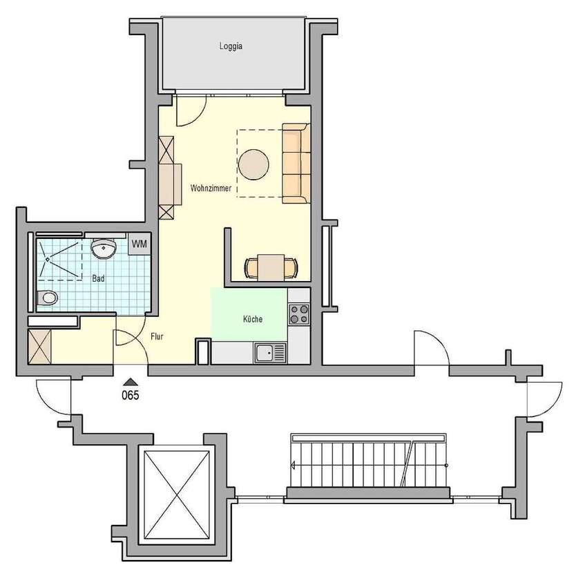Wohnung zum Mieten in Nürnberg 452,87 € 39.38 m²