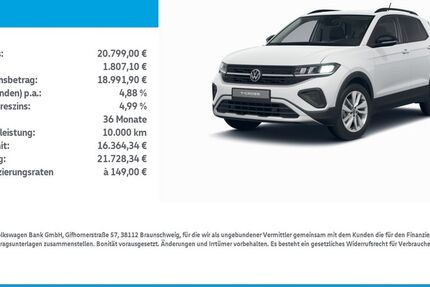VW T-Cross 21.386 km 20.399 &euro; Nordhausen 99734