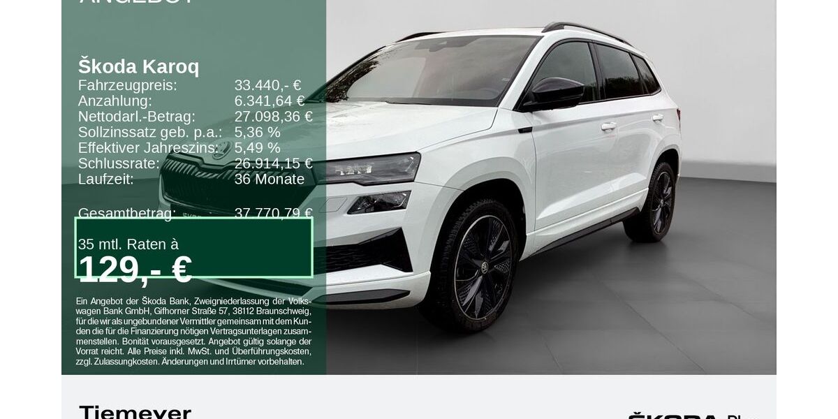 Skoda Karoq 10.649 km 33.440 &euro; Remscheid 42857