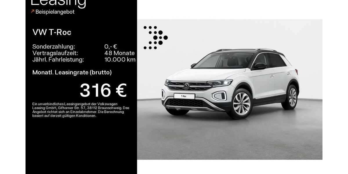 VW T-Roc 37.100 km 28.990 &euro; Lichtenfels 96215
