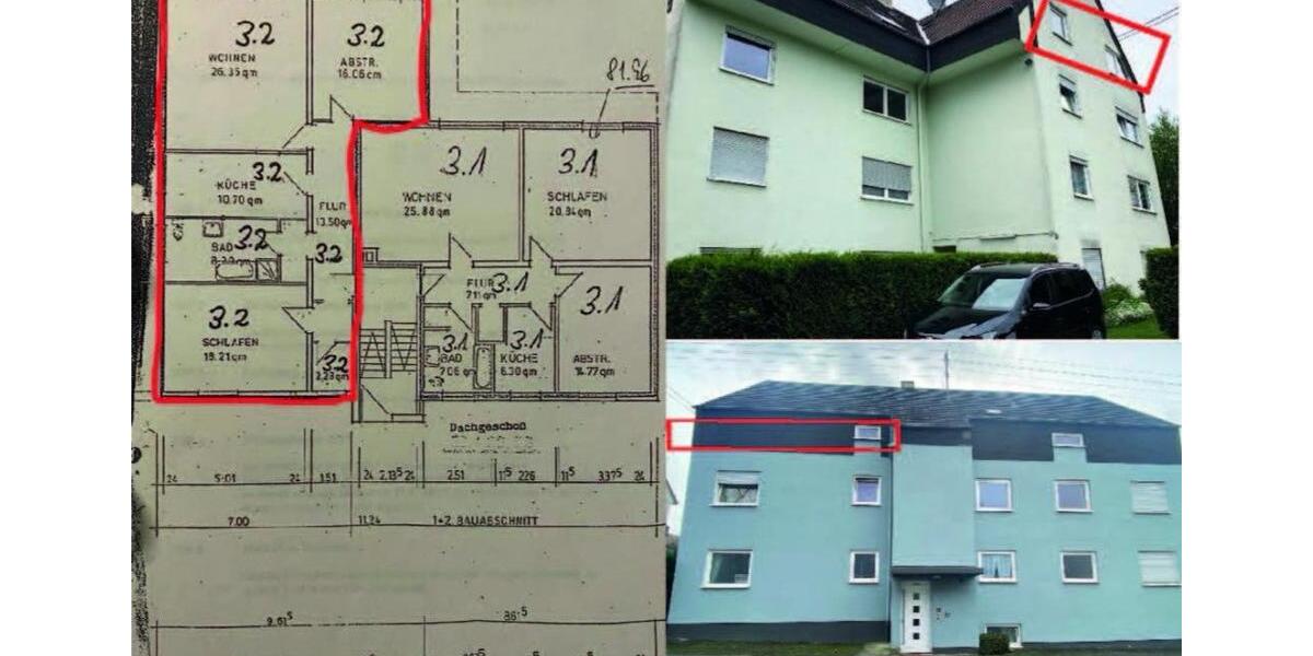 Dachgeschoßwohnung Baumholder - 3 Zimmer, 96 m&sup2;, 700&euro; | Angebot:25379185