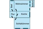 Etagenwohnung Gronau (Westfahlen) - 2 Zimmer, 60 m&sup2;, 600&euro; | Angebot:26561765