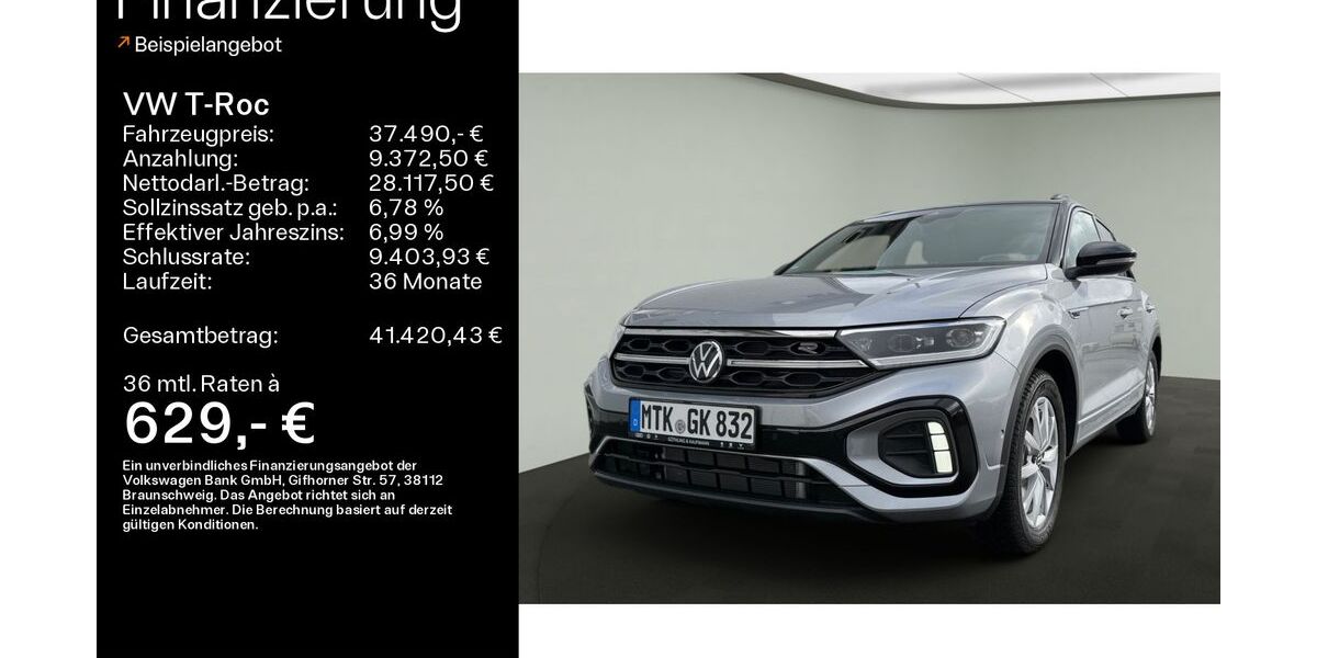 VW T-Roc 23.000 km 37.490 &euro; Kelkheim 65779