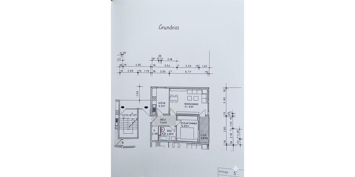 Etagenwohnung Rosenheim Innenstadt - 2 Zimmer, 56 m&sup2;, 257.500&euro; | Angebot:27131811