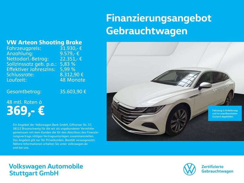 VW Arteon 14.879 km 31.930 € Stuttgart 70188