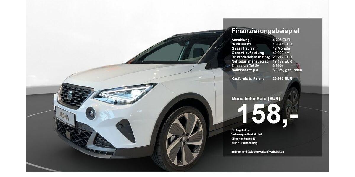 Seat Arona 9.527 km 22.995 &euro; Passau 94036