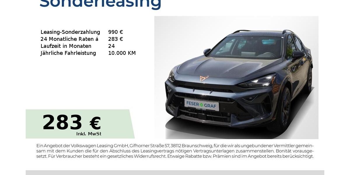Cupra Formentor 25.850 km 32.880 &euro; Baiersdorf 91083