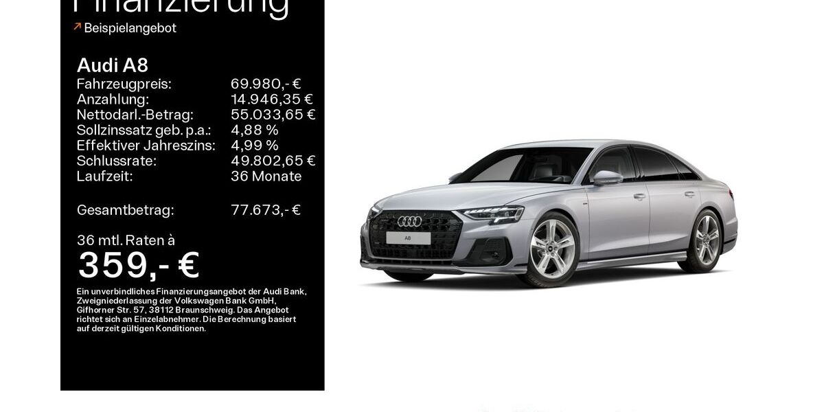 Audi A8 27.630 km 69.980 &euro; Haßfurt 97437