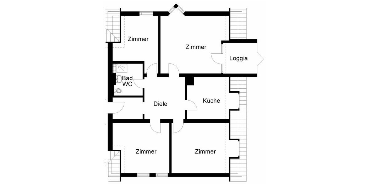4 Zimmer Wohnung mit viel Platz zum Leben! 4 zimmer