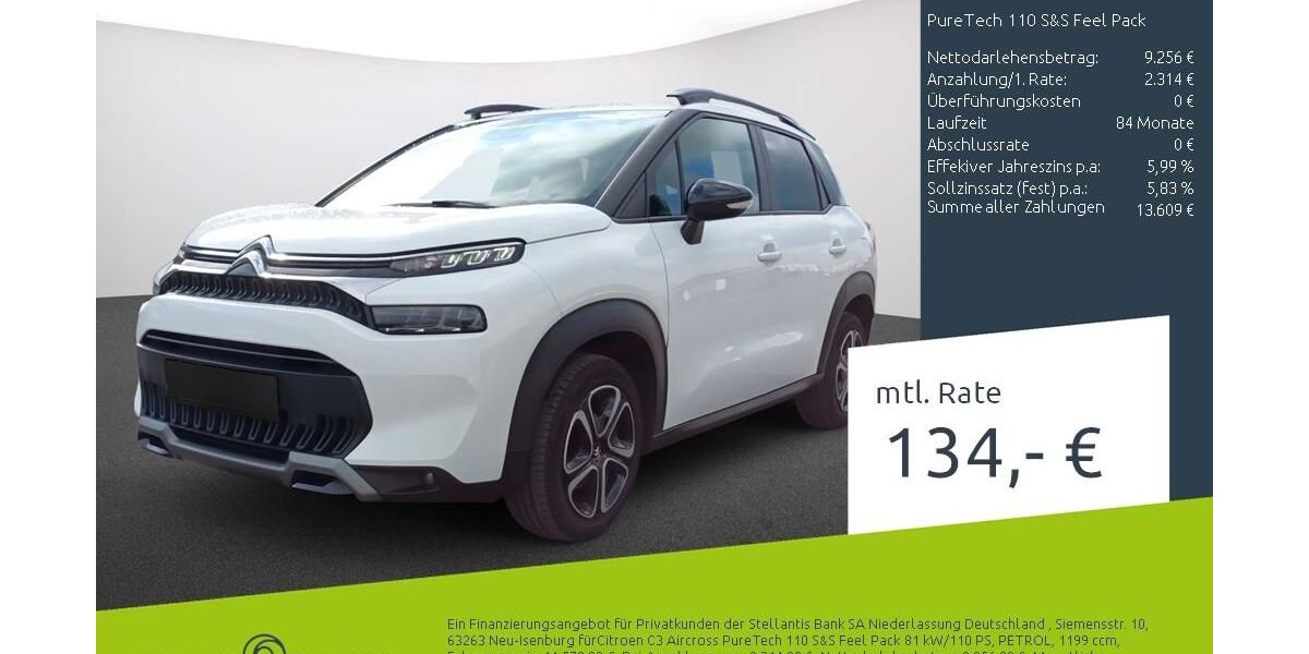 Citroen C3 Aircross 90.998 km 11.550 &euro; Bocholt 46395