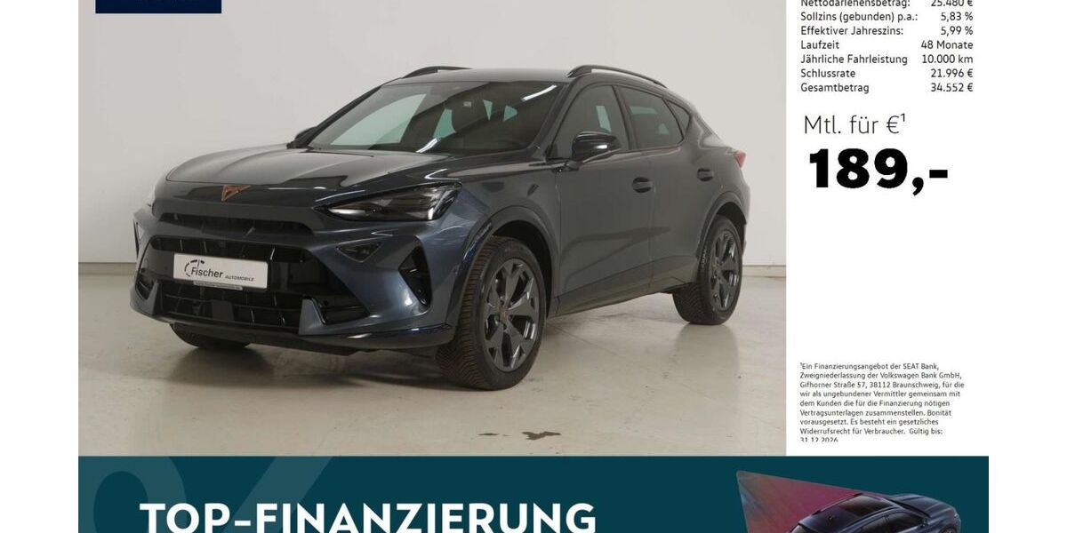 Cupra Formentor 26.045 km 30.980 &euro; Amberg 92224