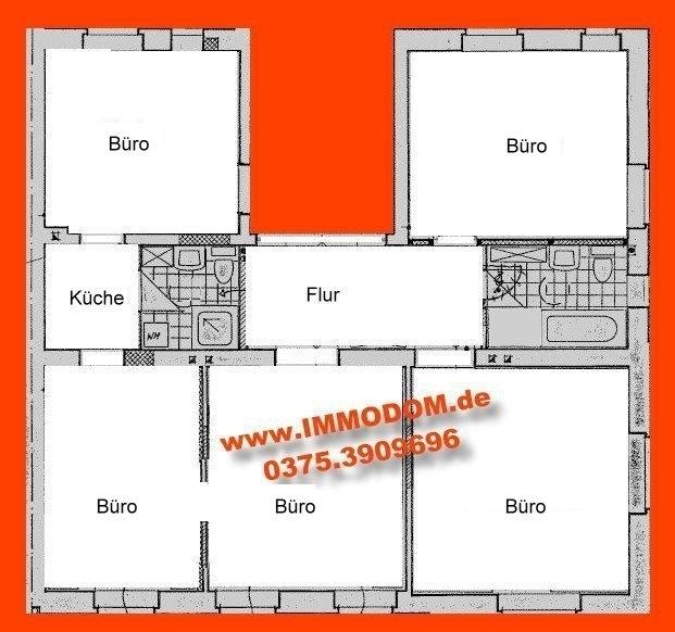 Erdgeschoßwohnung Zwickau Zwickau-Nord - 4 Zimmer, 106 m&sup2;, 695&euro; | Angebot:23010988