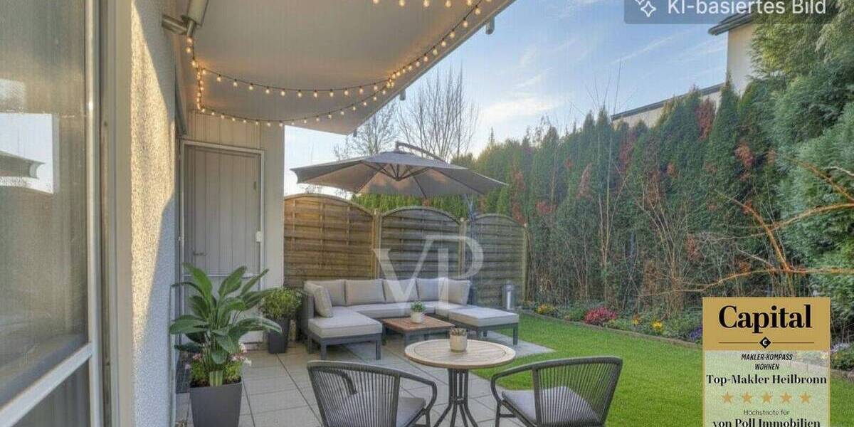 Terrassenwohnung Leingarten Schluchtern - 2 Zimmer, 58 m&sup2;, 255.000&euro; | Angebot:26418168