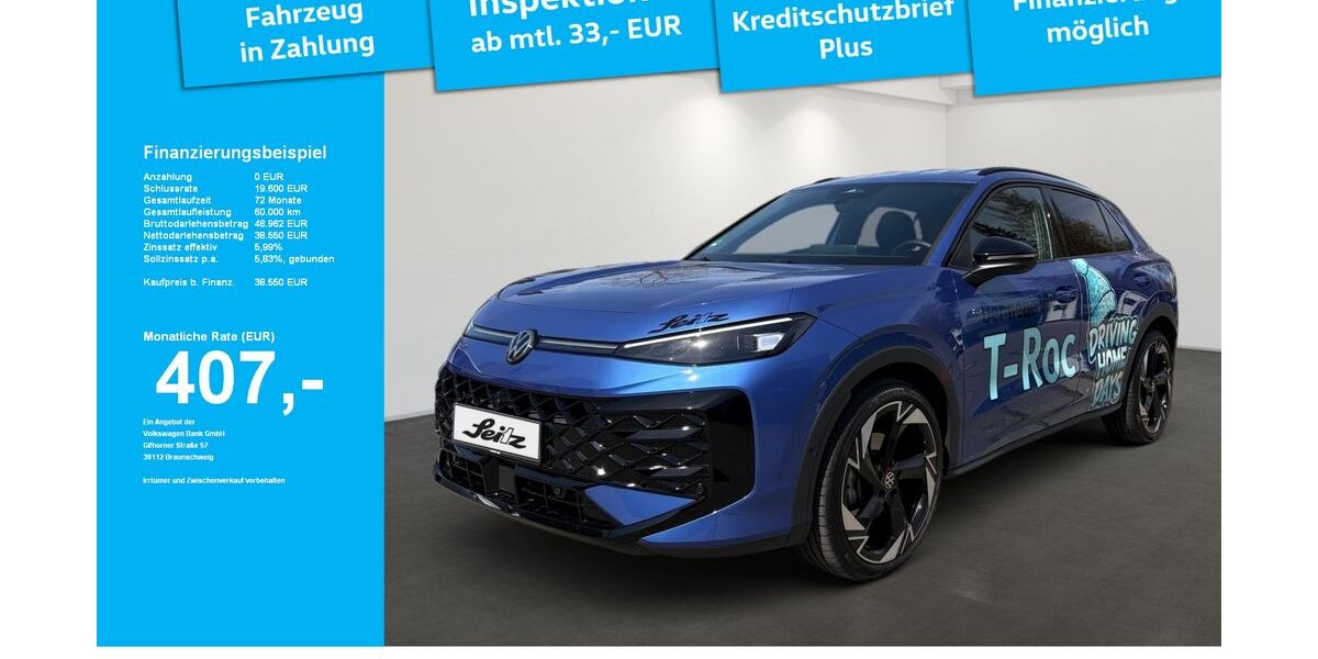 VW T-Roc 9.500 km 38.550 &euro; Isny im Allgäu 88316