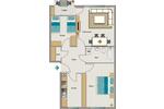 Etagenwohnung Mülheim an der Ruhr Rechtsruhr-Nord - 3.5 Zimmer, 80 m&sup2;, 824&euro; | Angebot:26656393