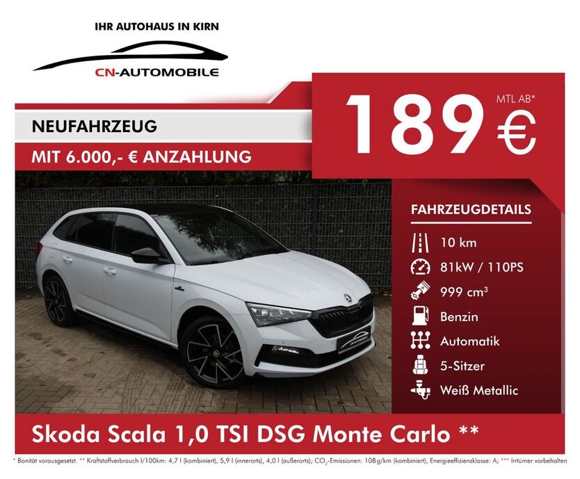 Skoda Scala 10 km 29.990 € Kirn 55606