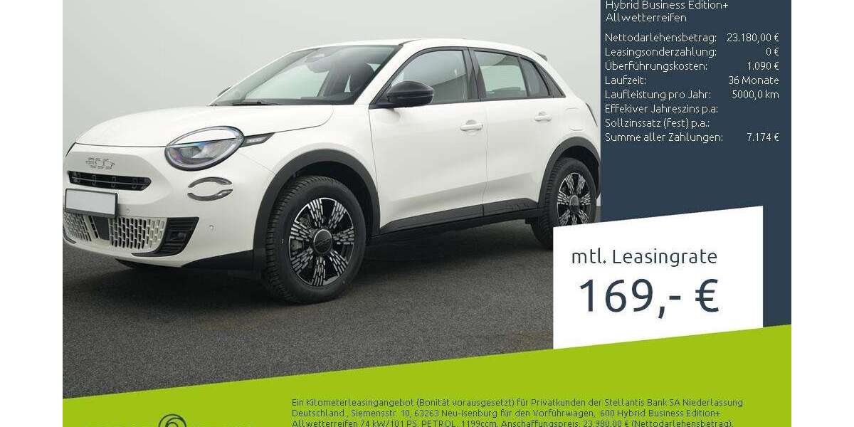 Fiat 600 5.000 km 23.180 &euro; Borken 46325