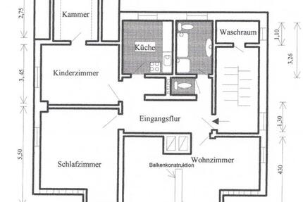 Helle Dachgeschoßwohnung 4-Zimmer