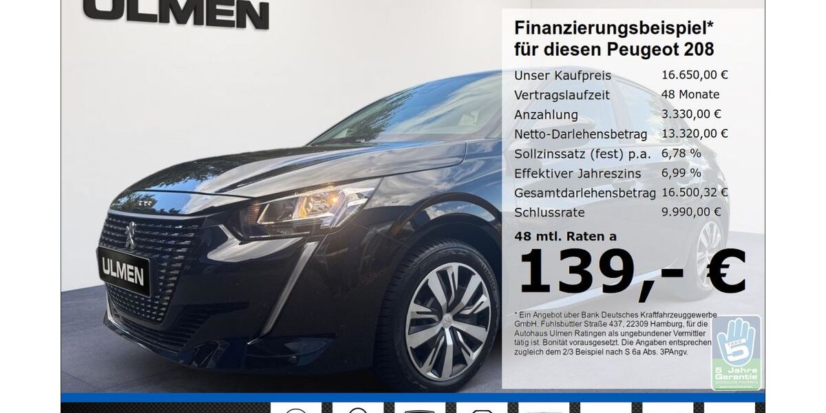 Peugeot 208 22.051 km 16.650 &euro; Ratingen 40880