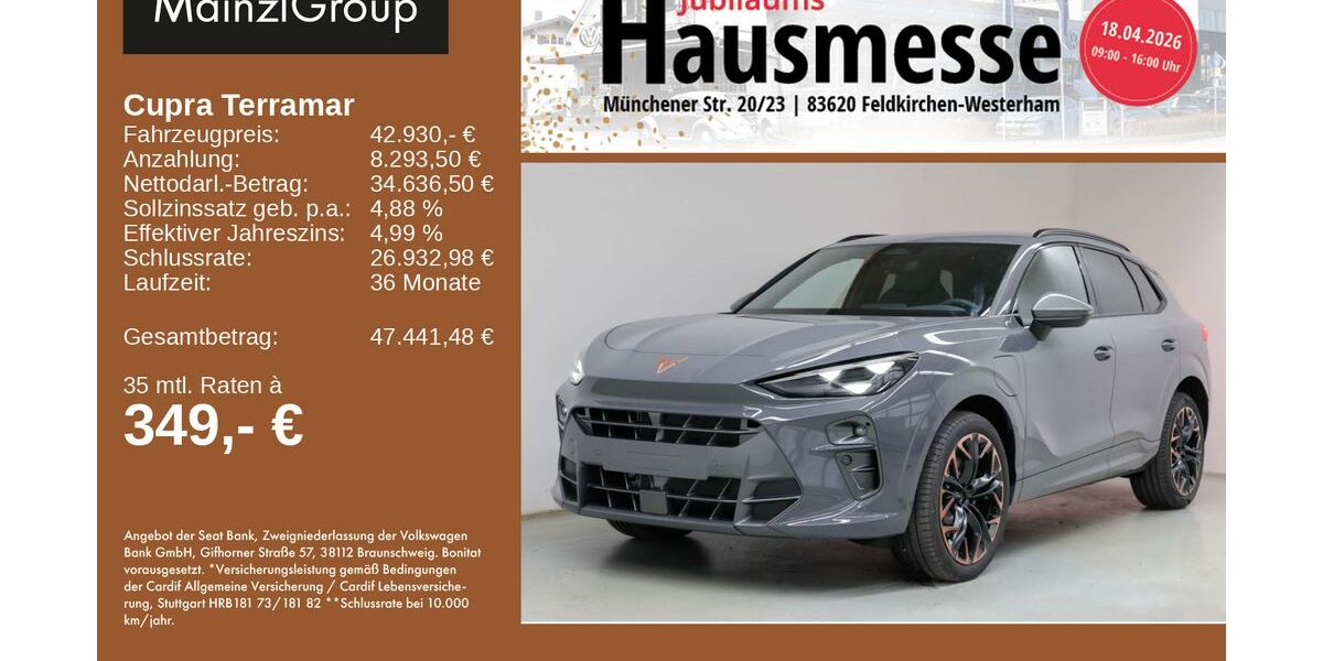 Cupra Terramar 20.000 km 42.930 &euro; Feldkirchen/Westerham 83620