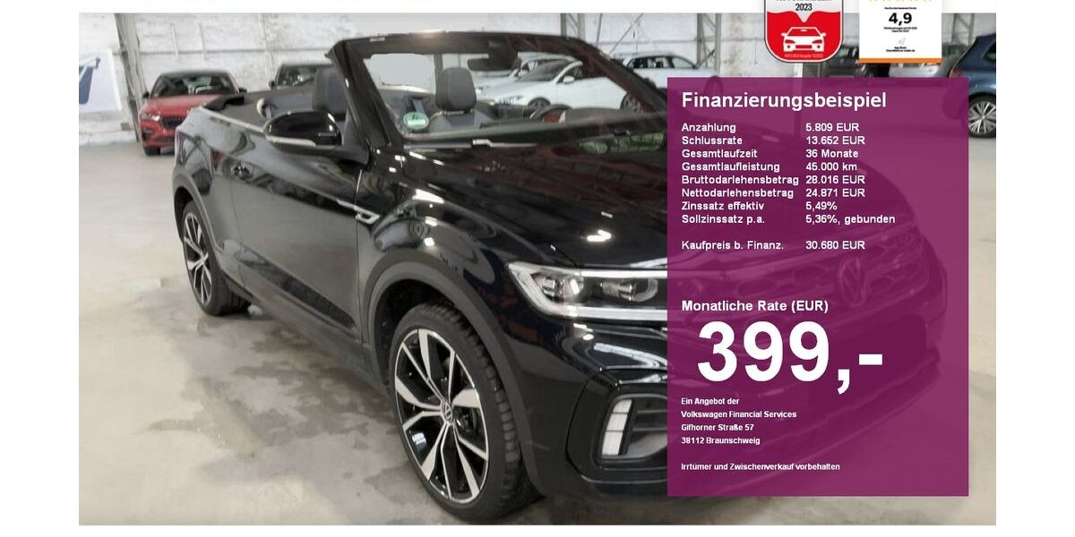 VW T-Roc 23.200 km 29.880 &euro; Albbruck 79774