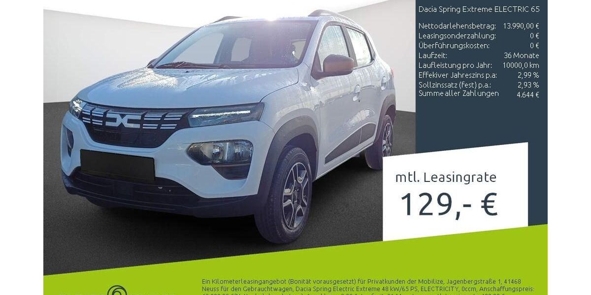 Dacia Spring 12.067 km 13.940 &euro; Borken 46325