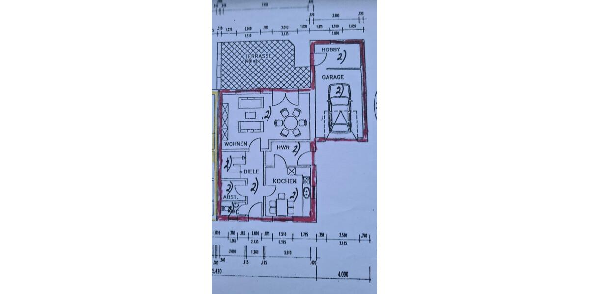 Doppelhaushälfte Norden - 3 Zimmer, 130 m&sup2;, 950&euro; | Angebot:25324066