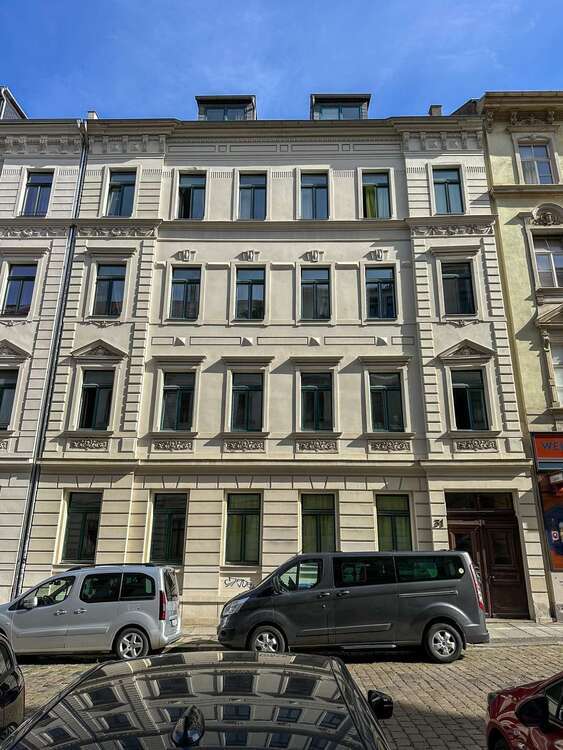 Über den Dächern der Südvorstadt: 3-Raumwohnung mit Spitzboden in Bestlage 3 zimmer