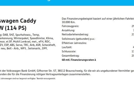 VW Caddy 11.740 km 29.450 &euro; Wuppertal 42109