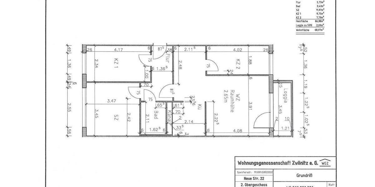 Eigentumswohnung Neue Straße 22 08297 Zwönitz 4 zimmer