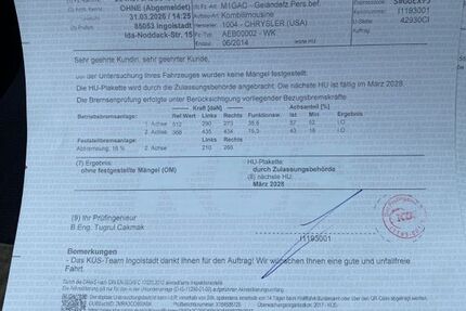 Jeep Grand Cherokee 124.926 km 16.900 &euro; Rohrbach 85296